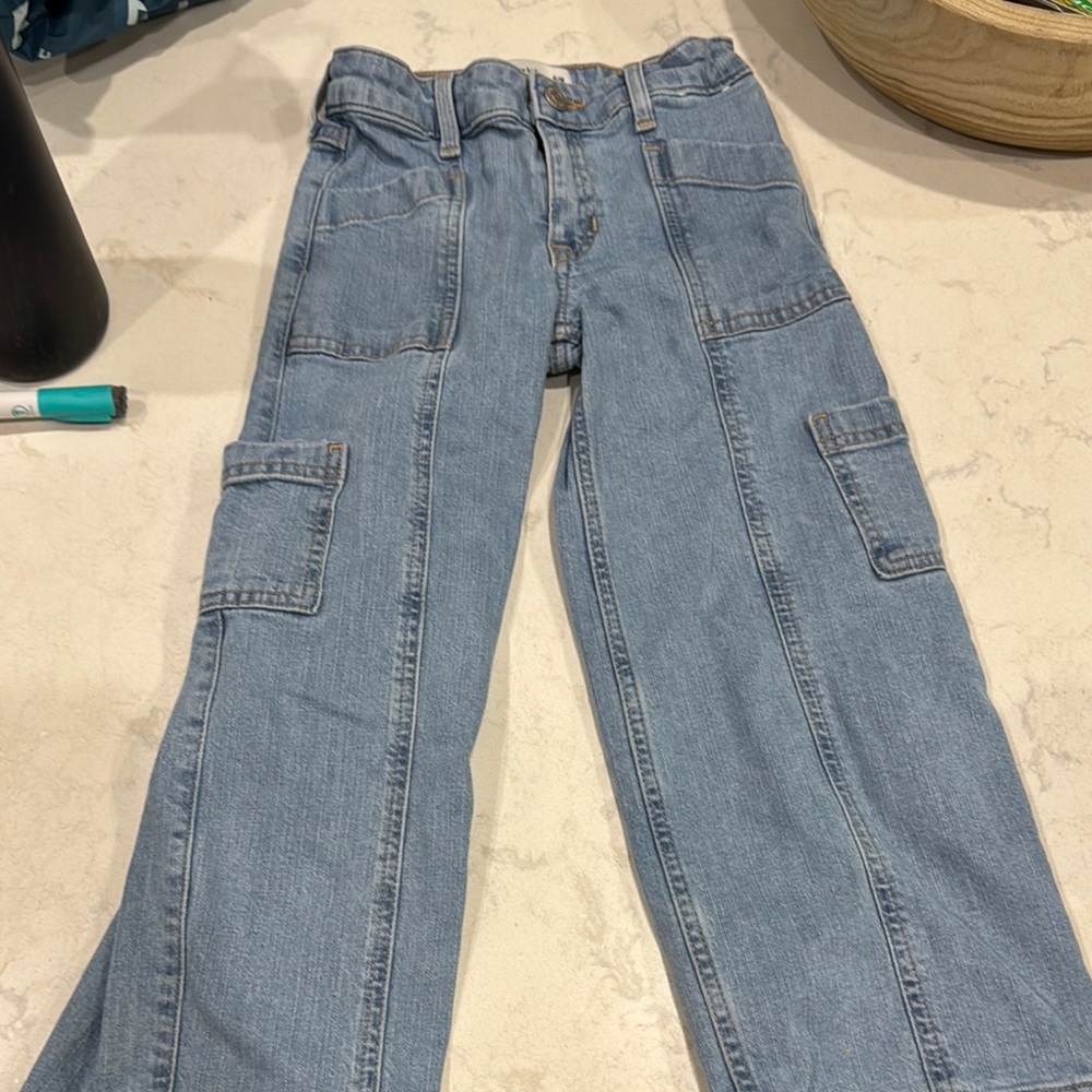 Abercrombie Blue Cargo Jeans